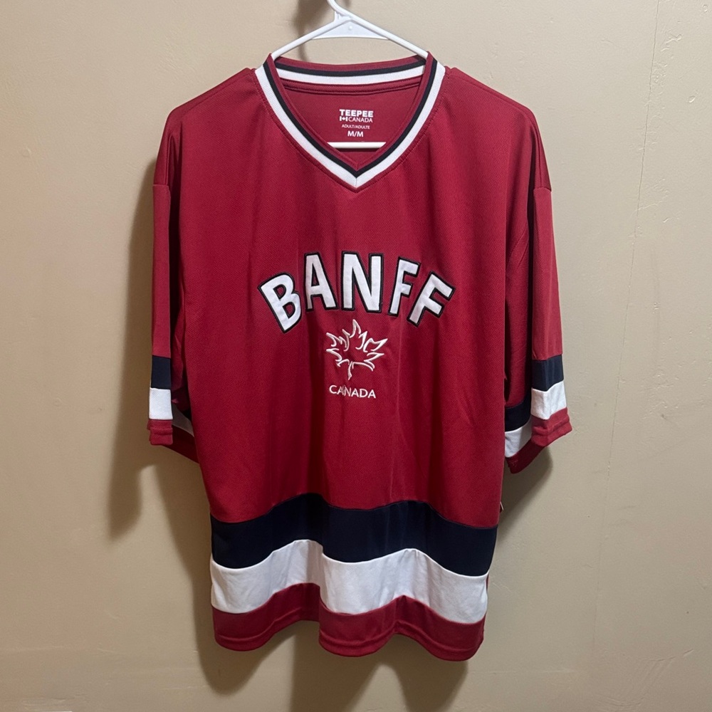 Red Banff Canada Men's Jersey